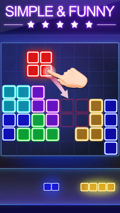 Block Puzzle -Glow Puzzle Game Screenshots
