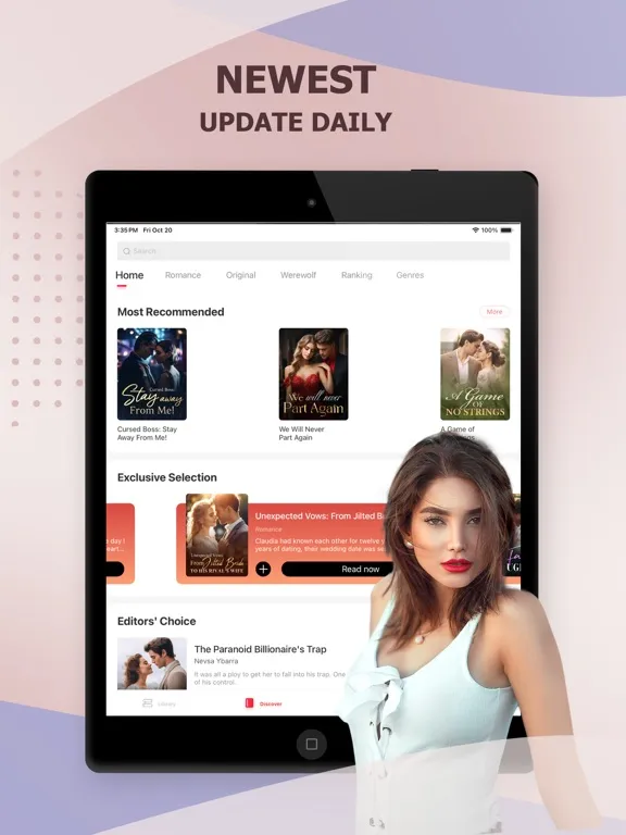 Screenshot di ReadNow: Romance Books Library iPad 