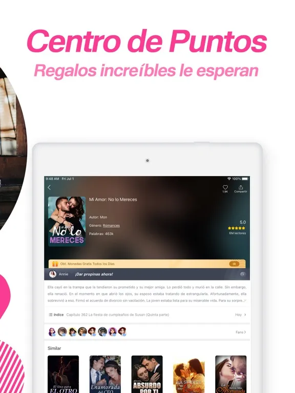 Screenshot di Manobook: My Good Story Reader iPad 