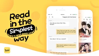 Capturas de pantalla de Teller-Chat Stories MoboReader