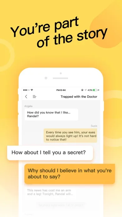 Capturas de pantalla de Teller-Chat Stories MoboReader