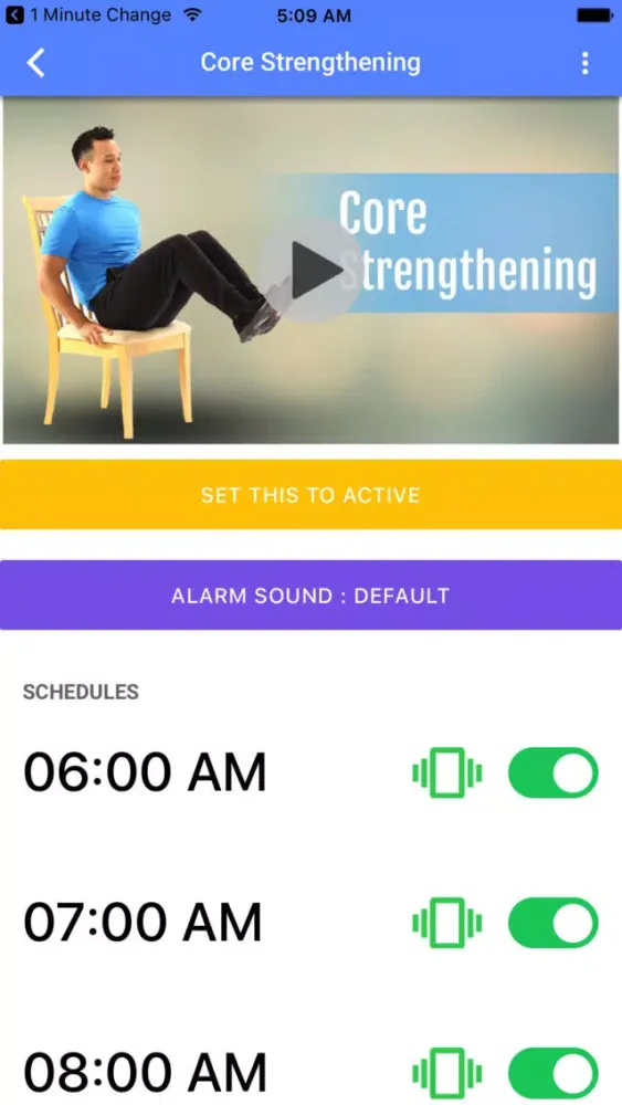 One Minute Change Screenshots