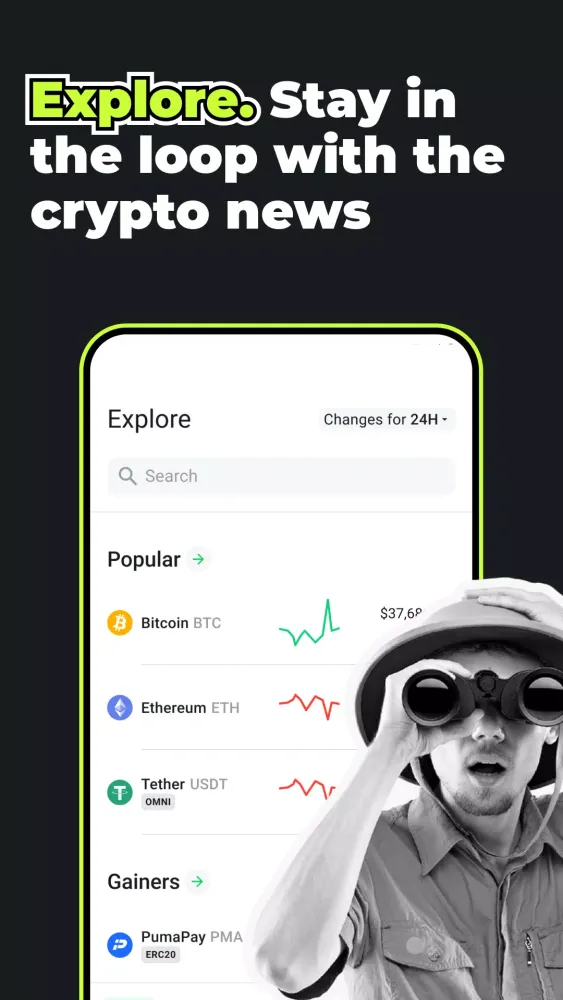 Crypto Exchange: Buy Bitcoin Screenshots