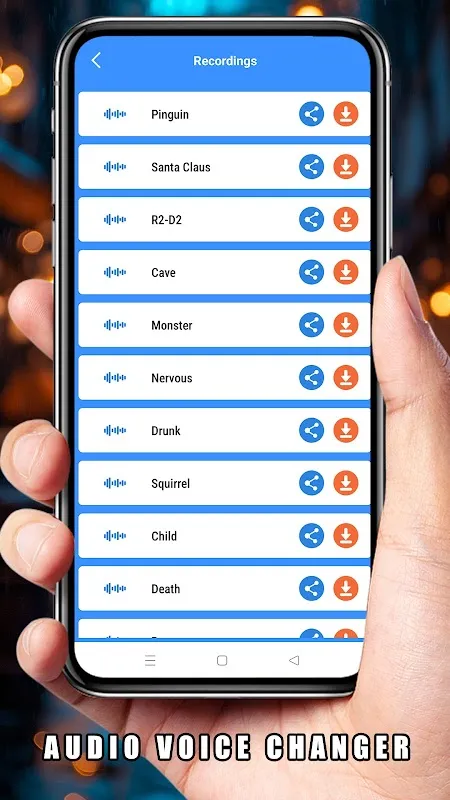 Capturas de pantalla de Audio Voice Changer