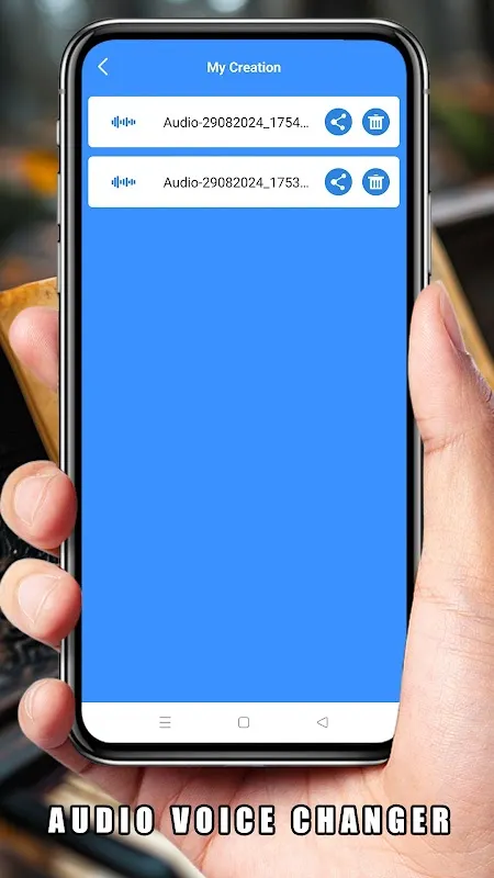 Capturas de pantalla de Audio Voice Changer