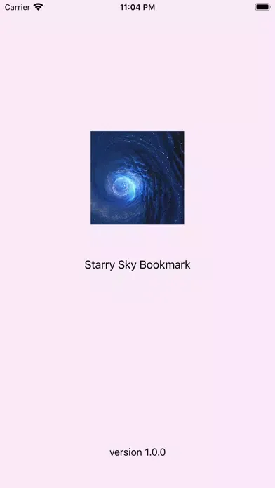 Ảnh chụp màn hình của starry-Sky-Bookmark