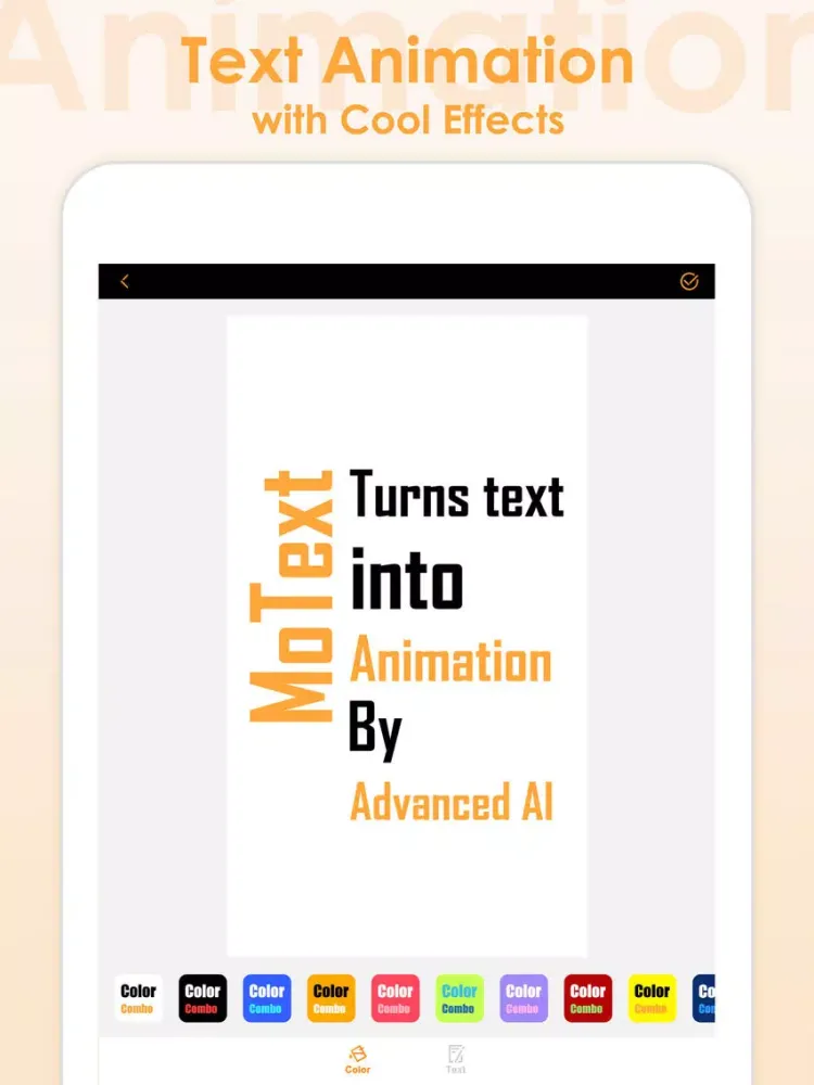MoText - Text Animation Maker iPad  স্ক্রিনশট