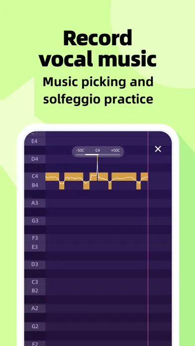 Capturas de tela do Pitch - find the correct pitch