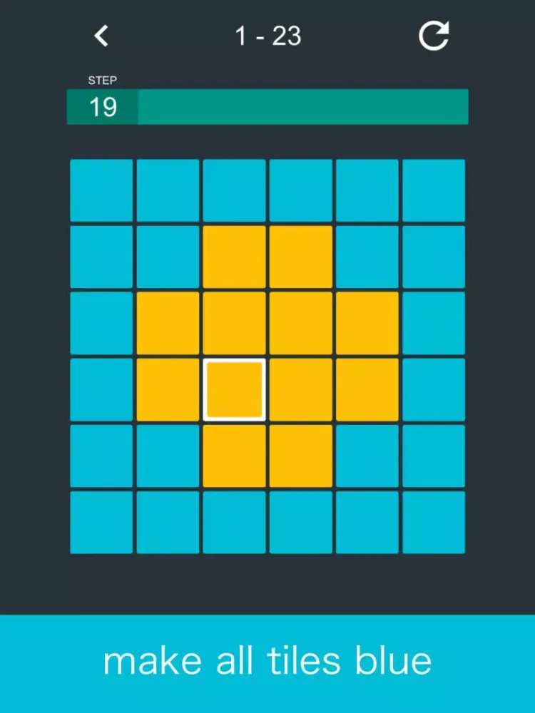 All Blue - Make all tiles blue! iPad  স্ক্রিনশট