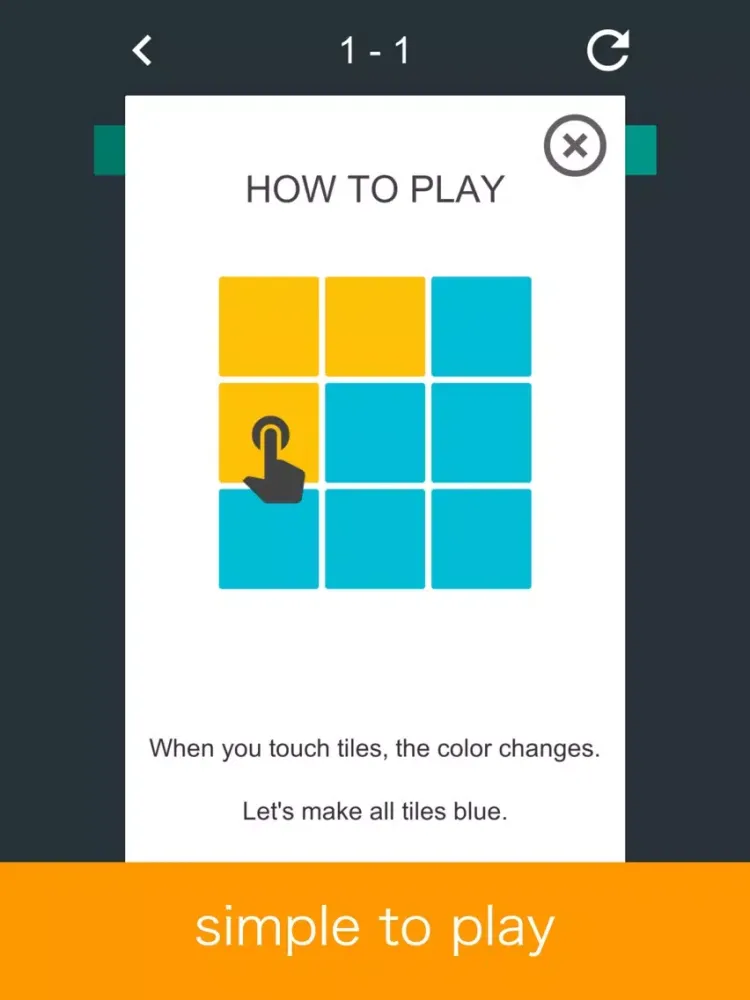 All Blue - Make all tiles blue! iPad  স্ক্রিনশট