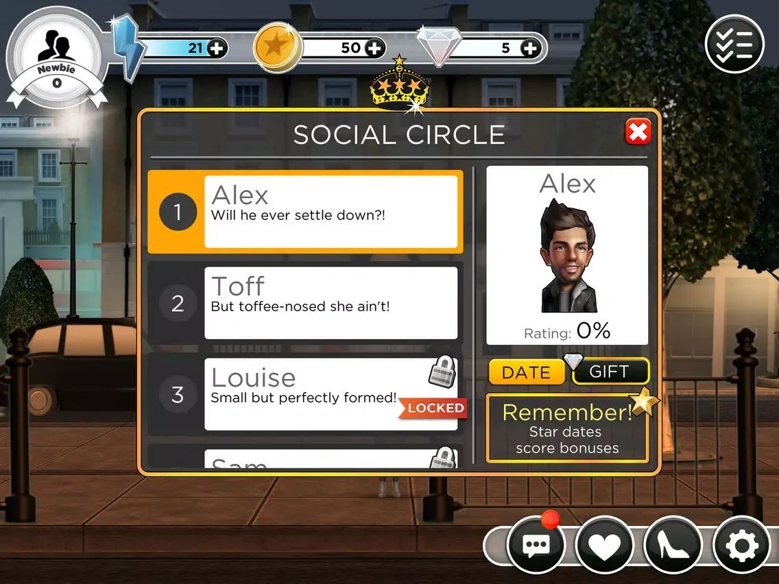 Tangkapan skrin Made in Chelsea: Unlocked iPad 