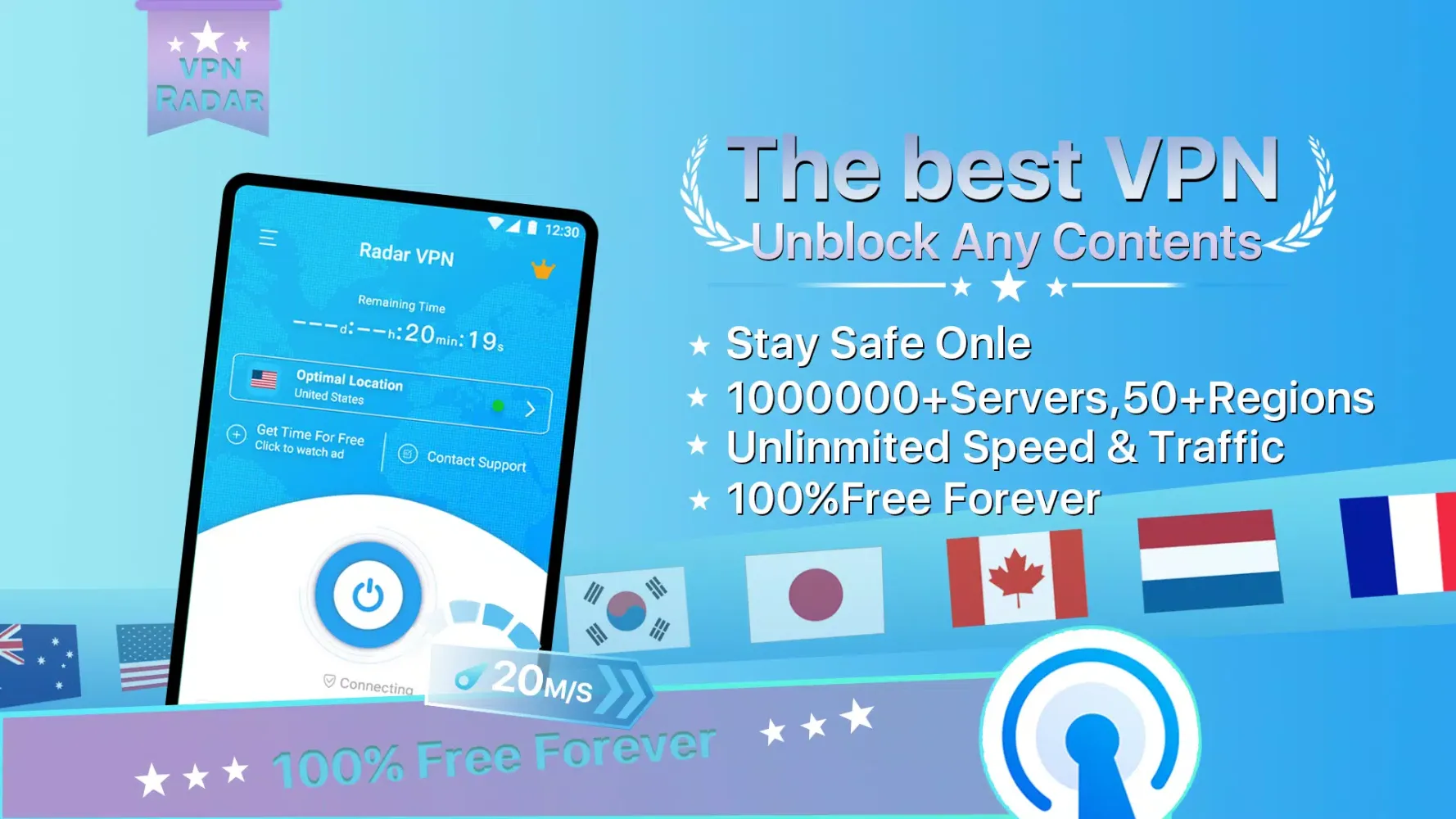 VPN Radar-Secure FastVPN Proxy Screenshots