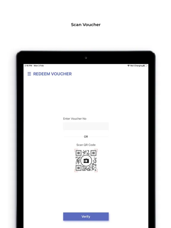 Gift Voucher iPad  Screenshots