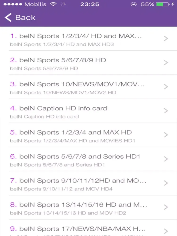 TV SAT For beIN Sports 2017 - frequence beINsports iPad  스크린샷