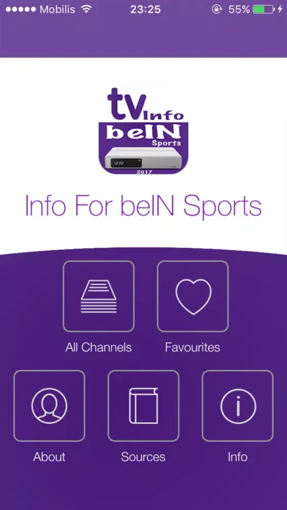 TV SAT For beIN Sports 2017 - frequence beINsports 스크린샷