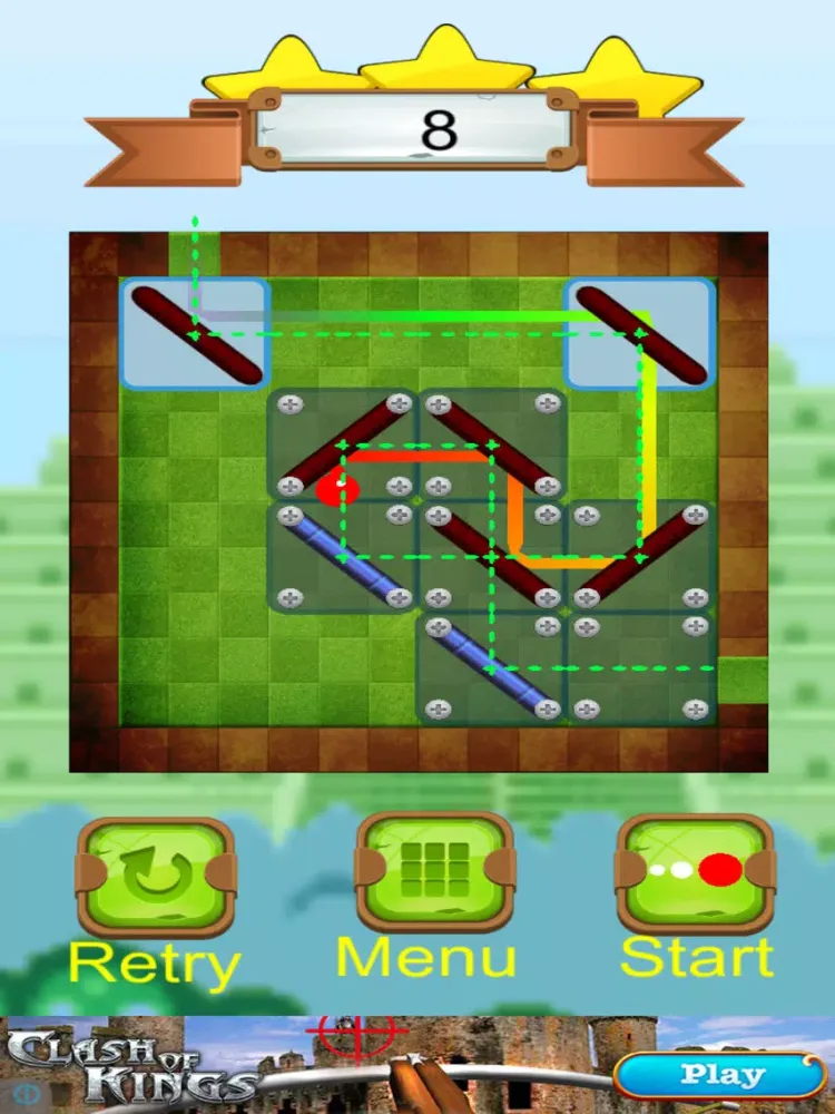 Slide the Bouncy Ball iPad  स्क्रीनशॉट