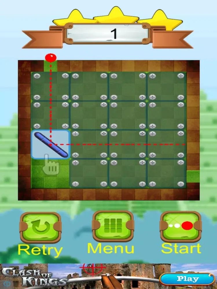Slide the Bouncy Ball iPad  स्क्रीनशॉट