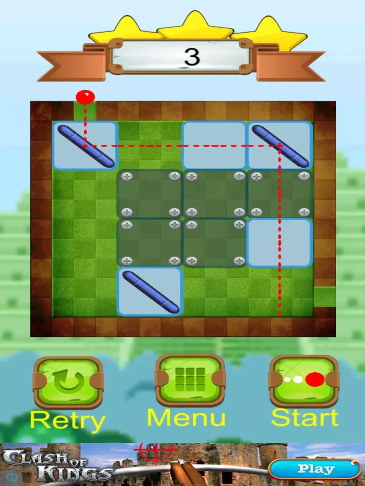 Slide the Bouncy Ball iPad  स्क्रीनशॉट
