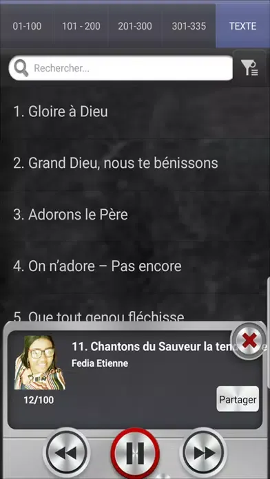 Zrzuty ekranu Chants d'Espérance Vocale Pro
