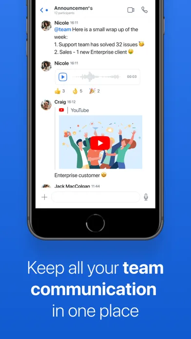 Chanty - Team Collaboration سکرین شاٹس