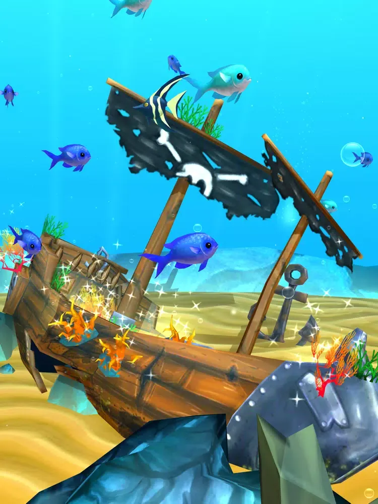 Capturas de tela do Rainbow Reef - Ocean Sim iPad 