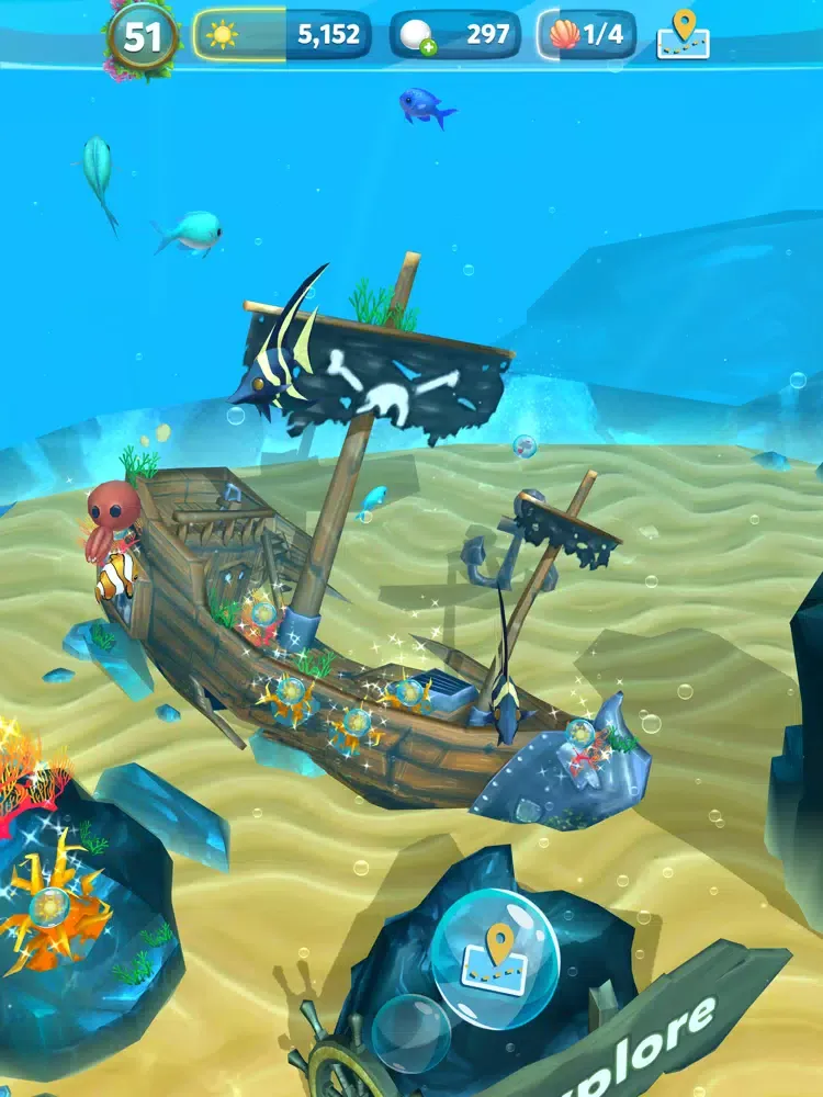 Capturas de tela do Rainbow Reef - Ocean Sim iPad 