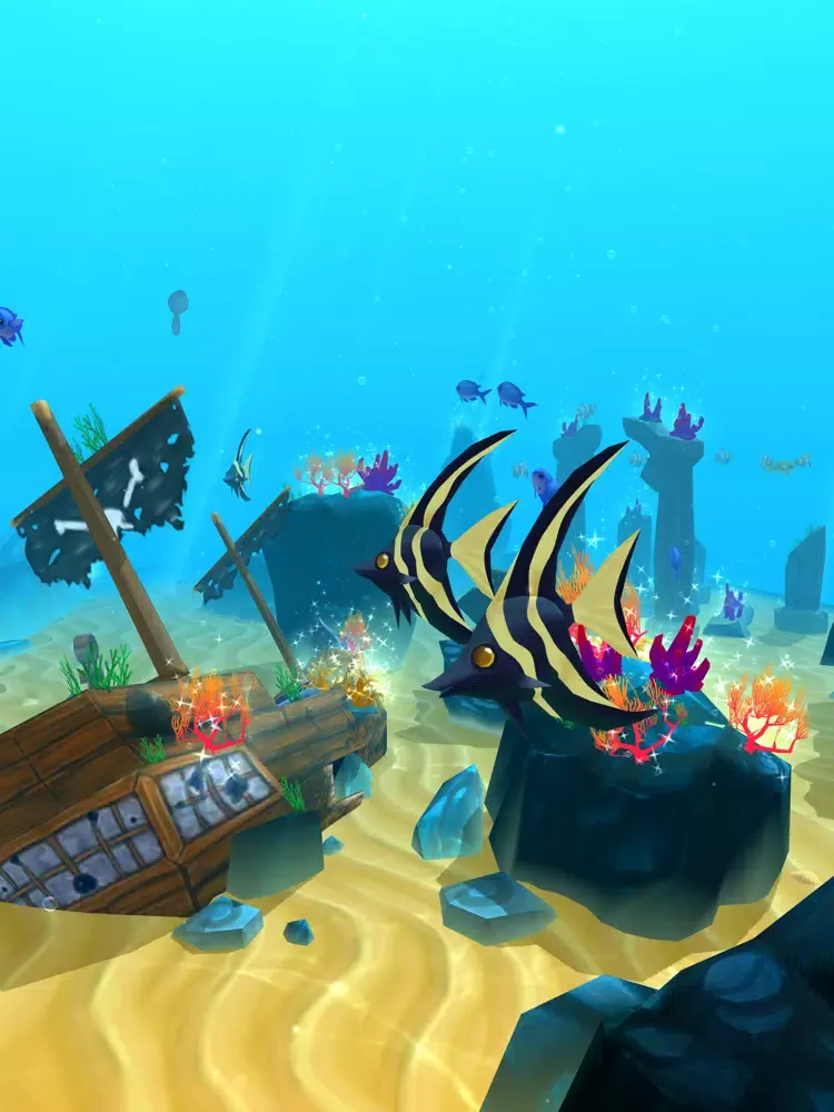 Capturas de tela do Rainbow Reef - Ocean Sim iPad 