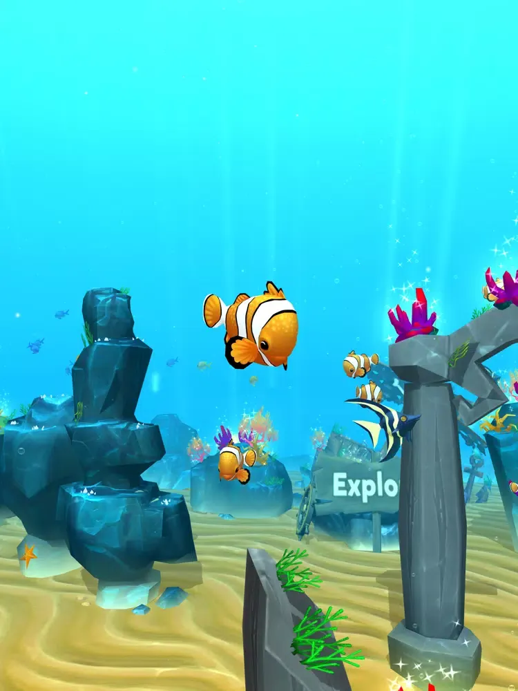 Capturas de tela do Rainbow Reef - Ocean Sim iPad 