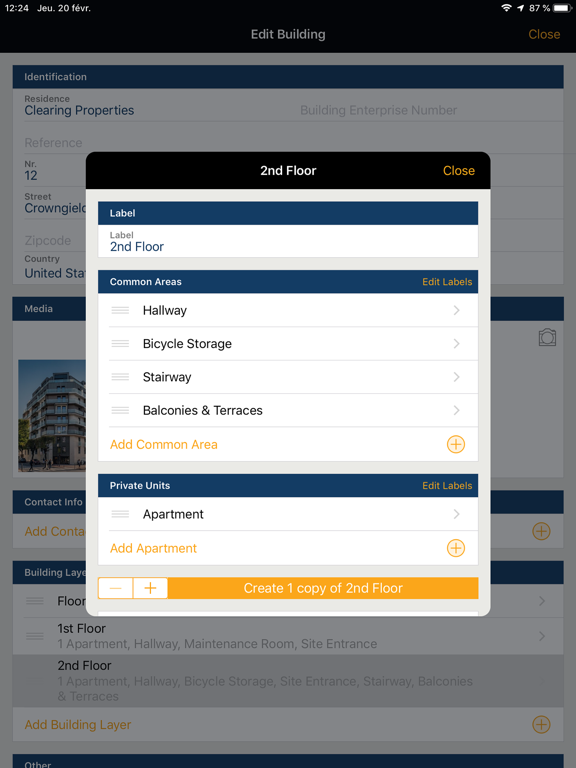 Building Inspector iPad  Screenshots