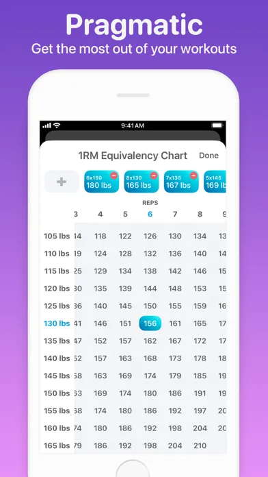 Weightlifting App スクリーンショット