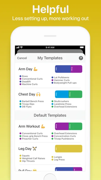 Weightlifting App スクリーンショット