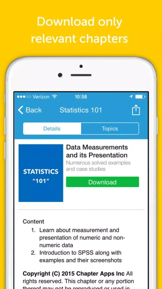 The ChapterApp - Simplified Study Guide - For Chemistry & Business Students应用截图