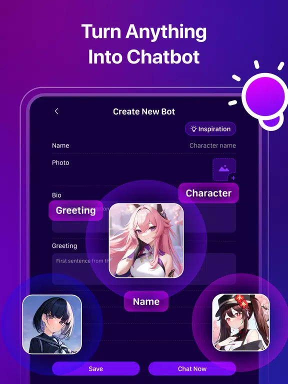 تصاویر Chatz: Virtual Friend Creator iPad 