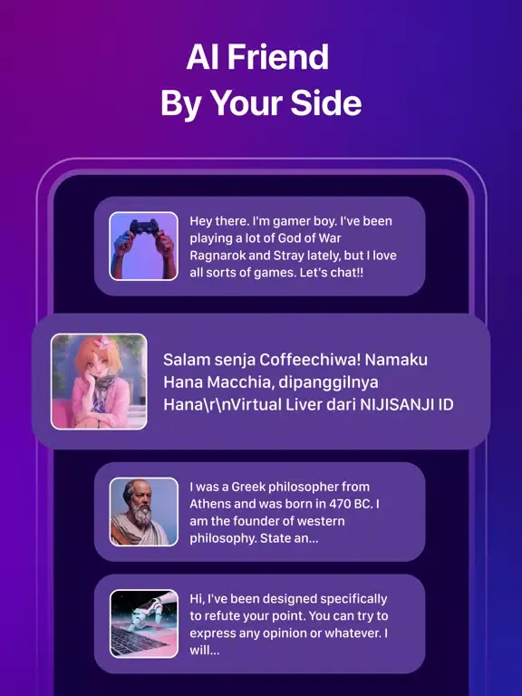 Zrzuty ekranu Chatz: Virtual Friend Creator iPad 