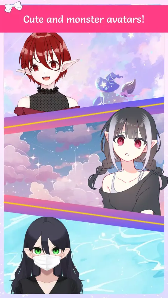 Capturas de tela do Anime Avatar Maker & Creator