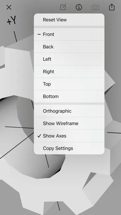 Ảnh chụp màn hình của ShapeScript Mobile