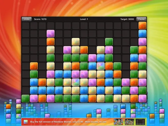 Ảnh chụp màn hình của Rainbow Blocks Lite Edition iPad 