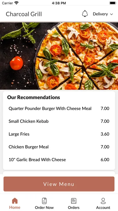 Tangkapan skrin Charcoal Grill Fish Bar