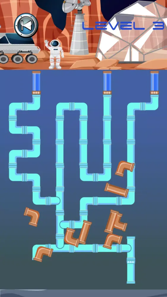 Capturas de pantalla de Space Pipes Connect Puzzle