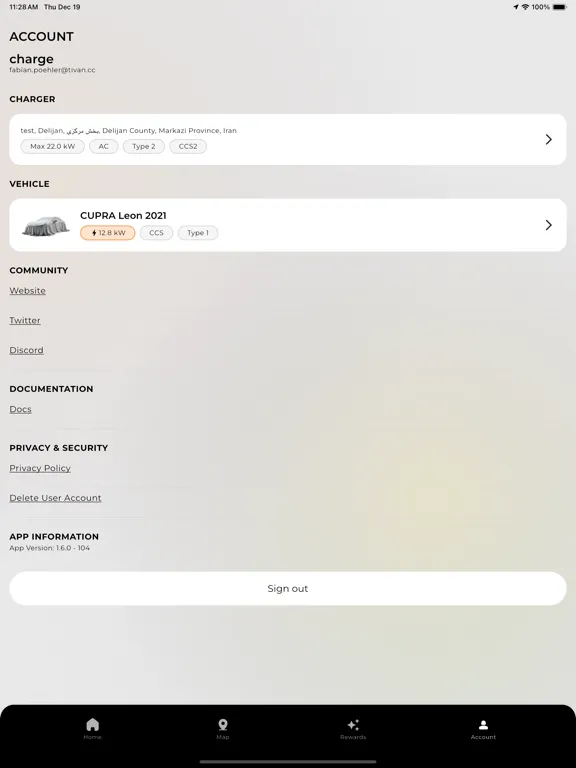 charge.xyz iPad  سکرین شاٹس