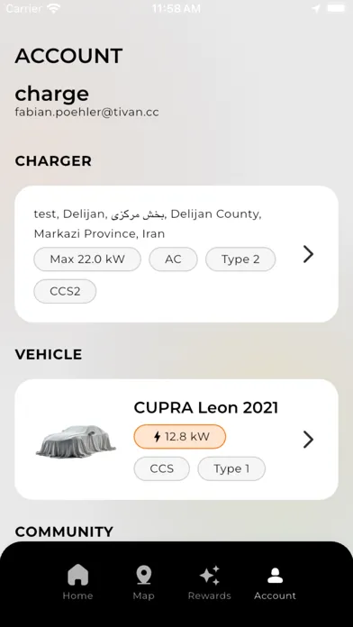 charge.xyz سکرین شاٹس