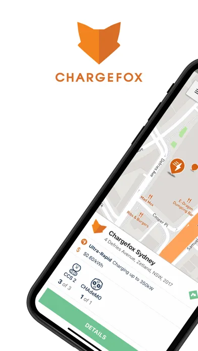 Chargefox: EV Charging Network سکرین شاٹس