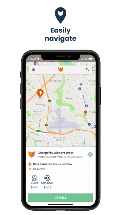 Chargefox: EV Charging Network سکرین شاٹس