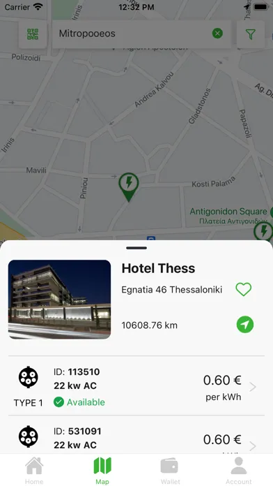 Zrzuty ekranu ChargeIT - Ev chargers finder