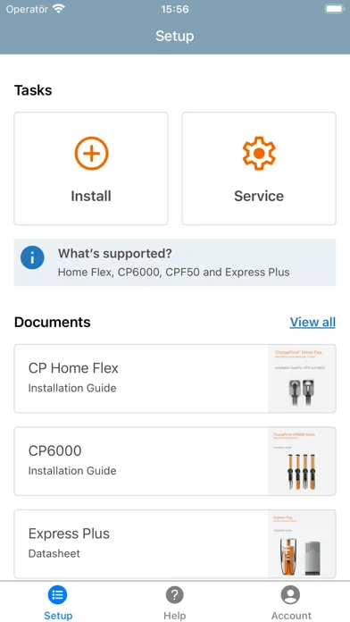ChargePoint Installer 스크린샷