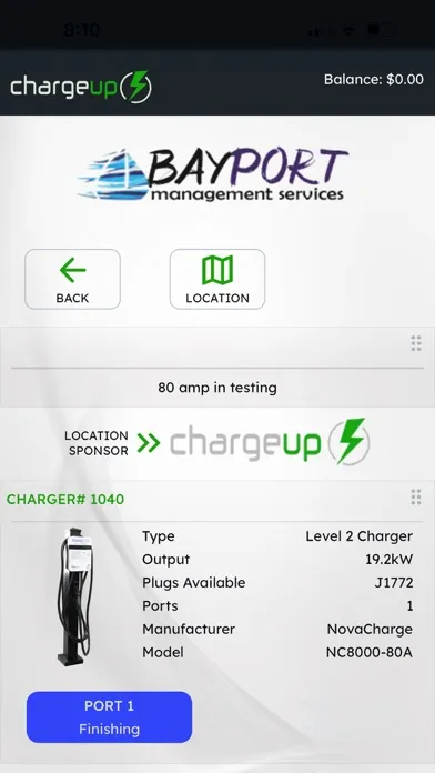 ChargeUp Driver App應用截圖