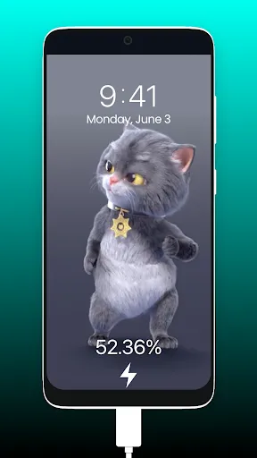 Ảnh chụp màn hình của Charging Fun Battery Animation