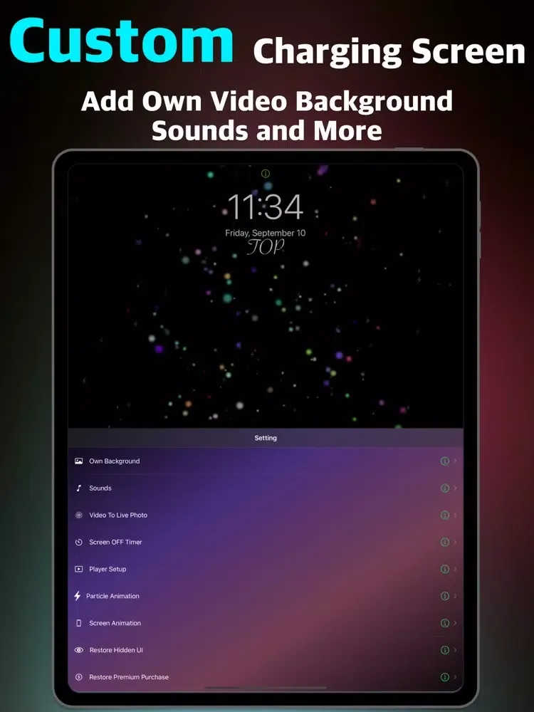 Charging animation - Play iPad  Screenshots