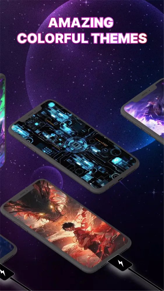 Screenshot di 3D Battery Charging Animation