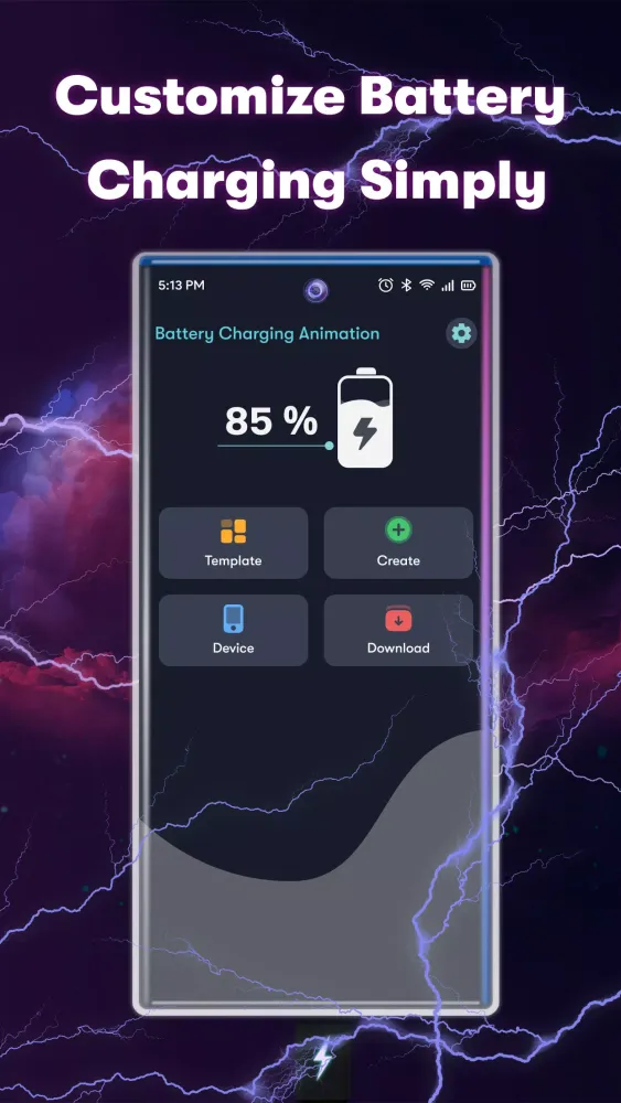 Charge Battery Effect Screen スクリーンショット